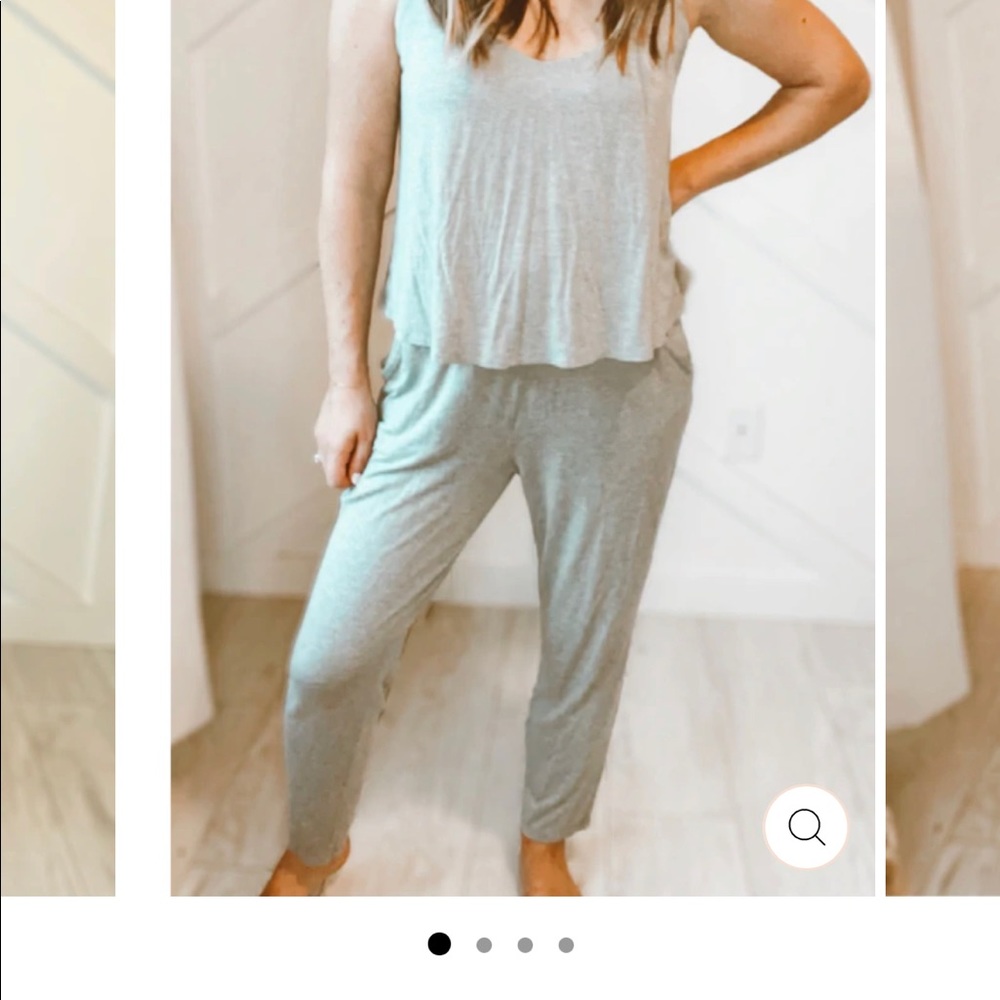 Jersey knit jumpsuit